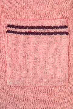 Knit patch pocket