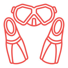 Swimming equipments Icon © Maan Icons
