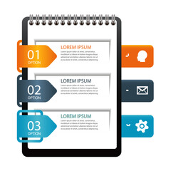 Notebook Style Planning Infographic.ai