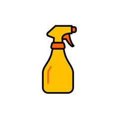 Bold Line Spray Bottle Icon