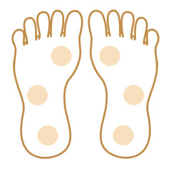 Reflexology Foot Health Illustration Massage