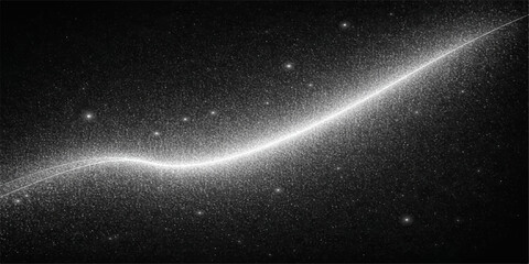 An abstract dark cosmos background features a glowing blue nebula and bright stars scattered across the vast night sky of a deep space galaxy universe illustration © Rupa