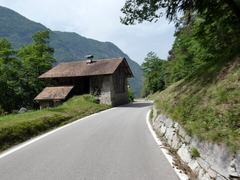 SP 34 zwischen Stenico und Ragoli