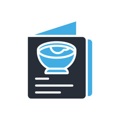 book menu icons minimalist flat style design, book menu Vector illustration on white background