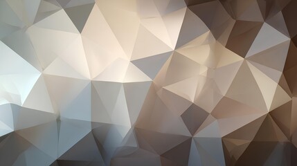 Obraz premium Geometric Abstract Art: A captivating visual exploration featuring an array of geometric shapes, blending harmoniously to create an abstract composition with a play of light and shadow.