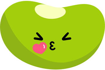 Fototapeta premium Bean Blowing Kiss