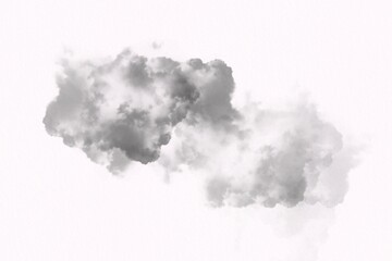 Obraz premium Realistic Abstract Grey Cloud Smoke Formation Soft Airy Calm Minimal Clean Atmospheric Fog Mist Decoration Background