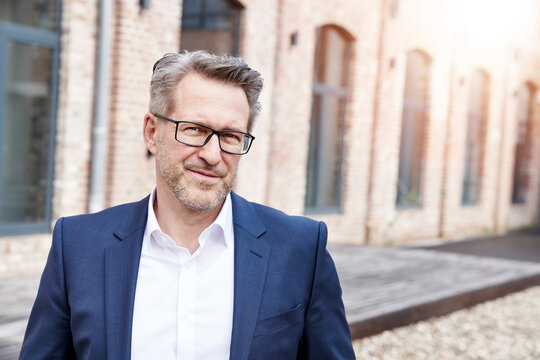 Portrait of confident businessman