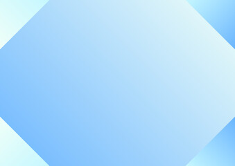 Clear Sky Blue Gradient Background with Geometric Corners