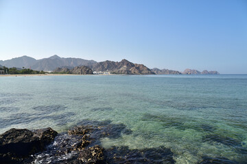 Al Bustan landscape. Muscat, Oman