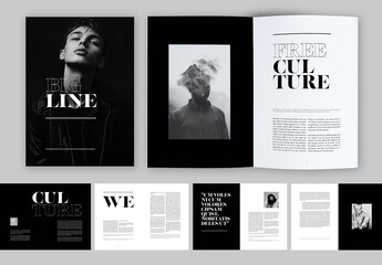 Big Letters Style Catalog Magazine