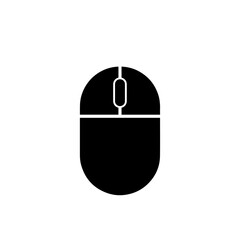 Computer Mouse Vector Illustration &ndash; Modern Sleek PC Input Device