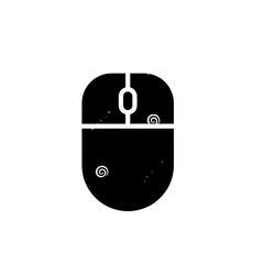 Computer Mouse Vector Illustration &ndash; Minimalist Desktop Pointing Device