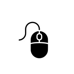 Computer Mouse Vector Illustration &ndash; Sleek Ergonomic Desktop Device