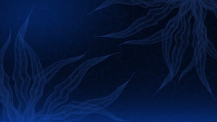 Deep Navy Blue Abstract Texture Background with Flowing Light Pattern.