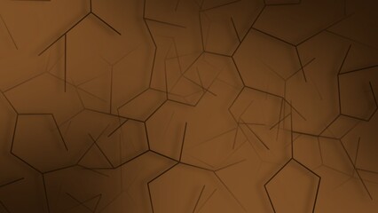 Dark Earth Brown Abstract Texture Background with Organic Cracks.