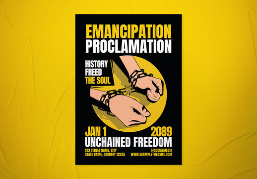 Emancipation Proclamation Flyer