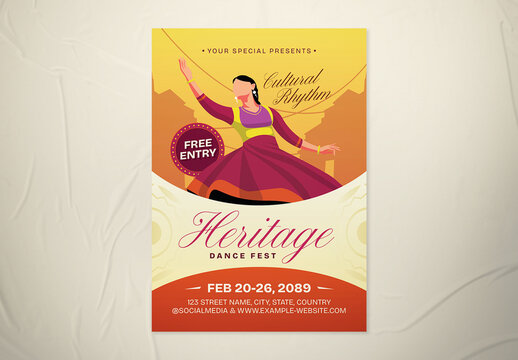 Heritage Dance Festival Flyer