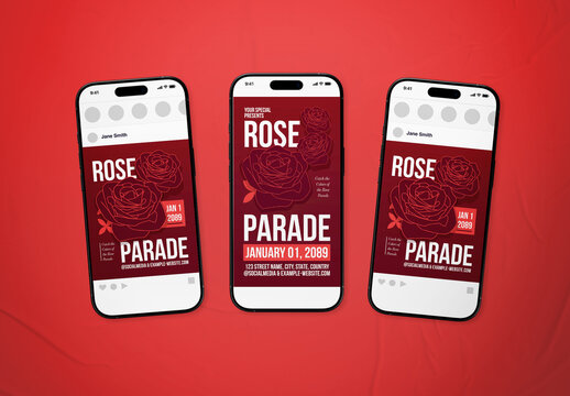 Rose Parade Event Social Media
