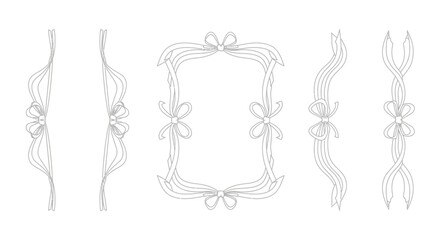 Vintage Decorative Frame Line Art Illustration with Floral Borders and Elegant Ornament Design for Invitations, Certificates, Wedding Cards, and Luxury Branding Layouts
