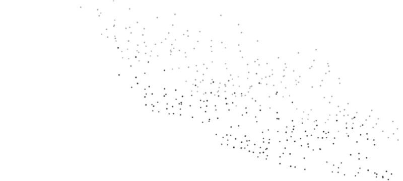 Abstract tech network connection dots. Digital technology and big data analysis background. 3d rendered illustration of a transparent glass