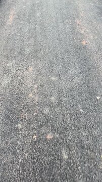 old asphalt road