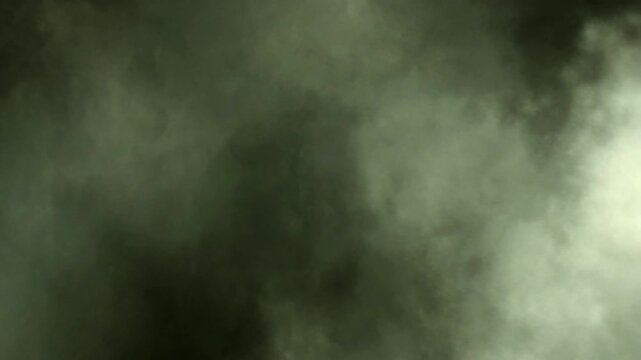 Foggy atmosphere with dense clouds, misty environment, and unclear visibility from a distant viewpoint