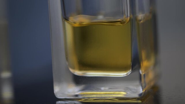 Perfume making process of dropping raw materials and blending into a flask