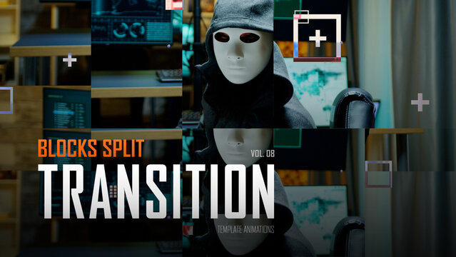 Blocks Split Transition / Horizontal / Part 08