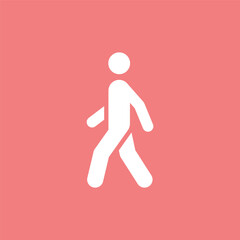 編集可能な歩行者のベクターアイコン