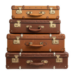 Vintage Suitcase Stack Travel Luggage