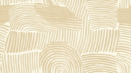 Soft beige organic strokes pale cream background irregular reed curves hand drawn texture minimalist abstract pattern neutral tones flowing lines repeating motif