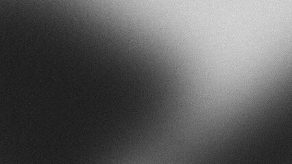 Grainy Black and White Abstract Gradient Texture Background