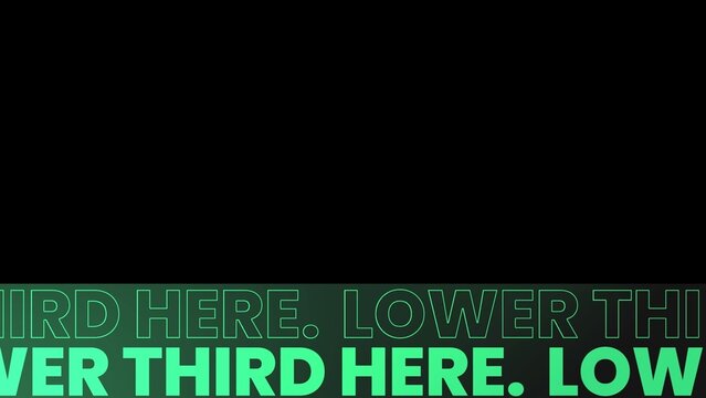 Dynamic Kinetic Modern Lower Third