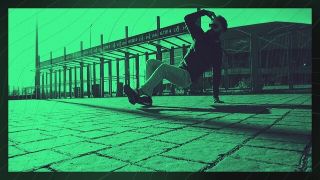 Dynamic Kinetic Modern Motion Effect Duotone