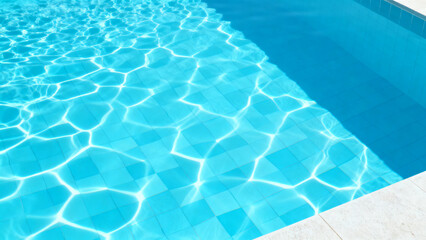 Obraz premium Tropical Pool Ripple Pattern