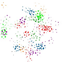 Creative Abstract Paint Splatter Dot Background