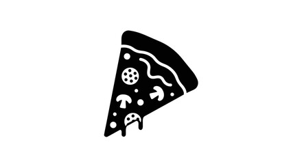 Illustration of a Slice of Pizza.