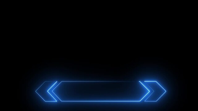 Lower third neon line animation title. Simple and easy to use. Lower Third animation ,Futuristic design lower third banner animation. Broadcast news lower third banner 4k.animation video.