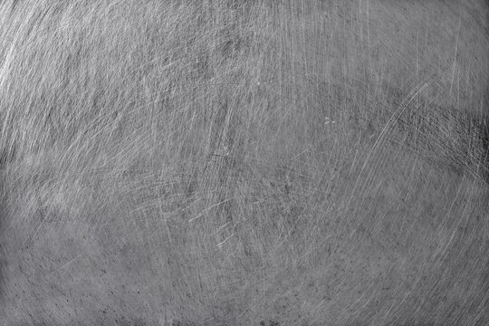 aluminium metal texture background, scratches on polished stainless steel.