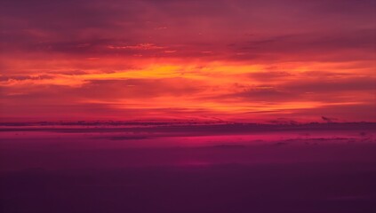 Obraz premium Sunset Sky with beautiful colors and Clouds 