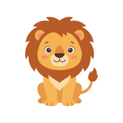Obraz premium Cute World Wildlife Flat Vector