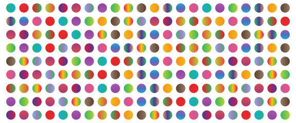 Metallic gradient foil background. most popular gradient. Gold, Pink gold, Silver and Holographic metal vector template © Rohmatul