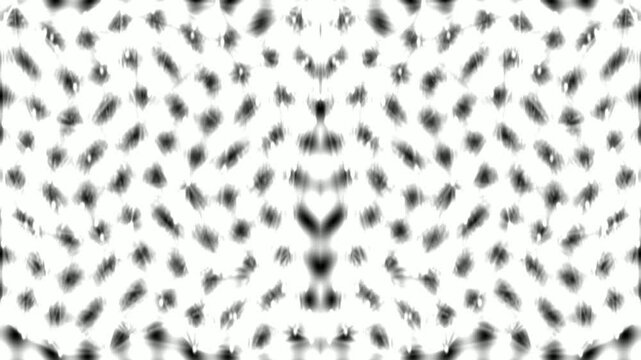 Abstract Black and White Pattern with Symmetrical Design
