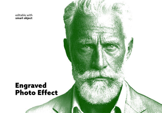 Engraved Photo Effect