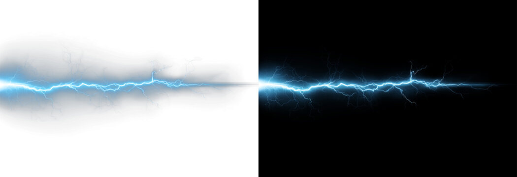 Blue, thunder, energy, lightning &mdash; bright electric circle PNG. Realistic glowing light spark PNG Overlay for transparent photo or design background with natural or sci-fi theme overlay flash, shock