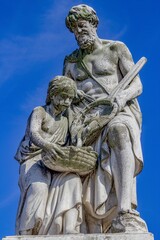 Naklejka premium berlin, deutschland - figuren am halleschen tor 