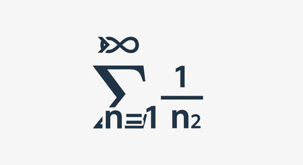 Fototapeta premium Mathematical Formula for Summation of Series.