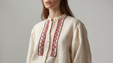 Contemporary Vyshyvanka Portrait