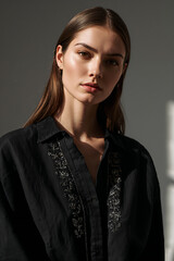 Minimalist Black Vyshyvanka